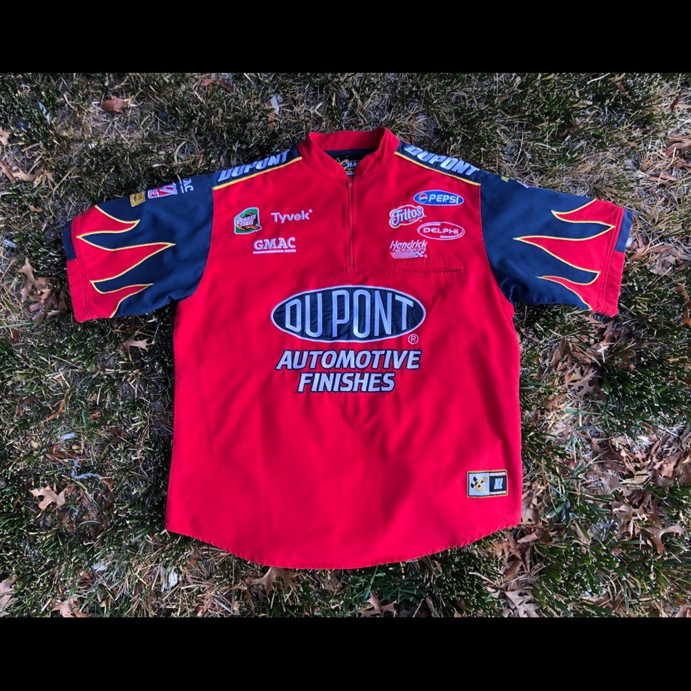 Vintage Jeff Gordon DuPont NASCAR Pit Crew Shirt